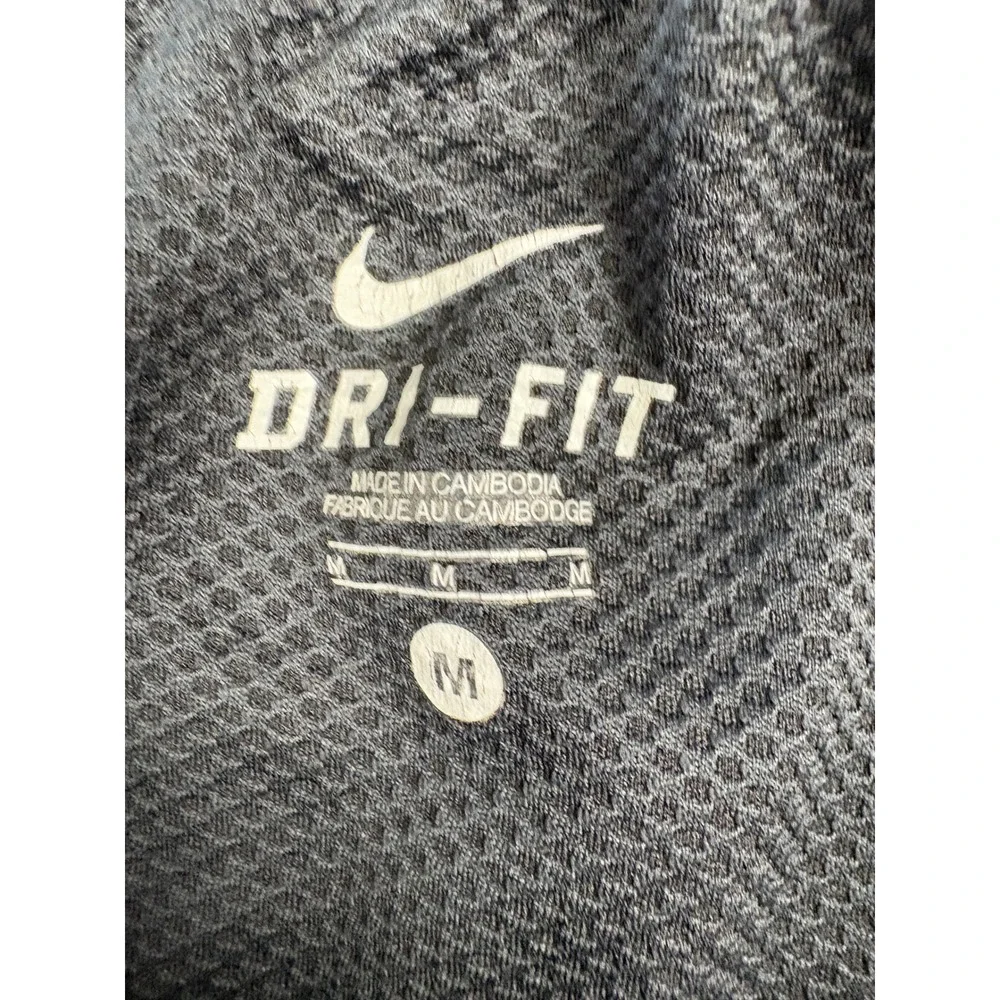 Nike Mens Dri-FIT Black Mesh Athletic Pants Zipper Hem Pockets RN56323 Size M